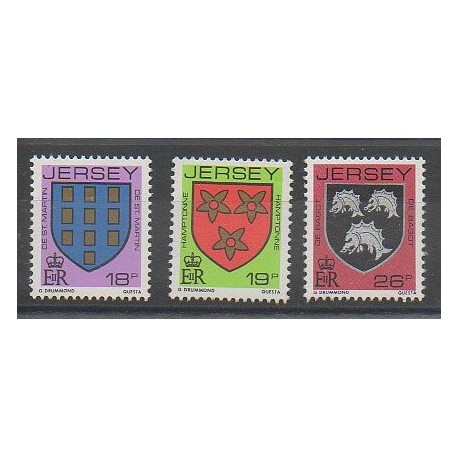 Jersey - 1988 - Nb 433/435 - Coats of arms