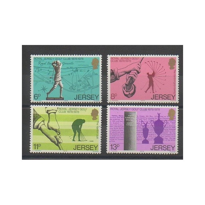Stamps - Jersey - 1978 - Nb 167/170 - Various sports