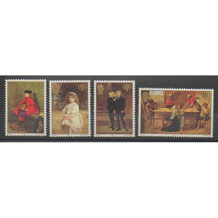 Timbres - Jersey - 1979 - No 197/200 - Peinture