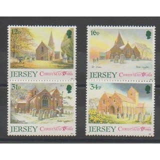 Stamps - Jersey - 1988 - Nb 447/450 - Churches