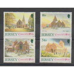 Jersey - 1988 - No 447/450 - Églises