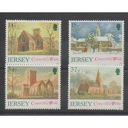 Jersey - 1990 - No 523/526 - Églises