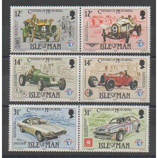 Timbres - Man (Ile de) - 1985 - No 277/282 - Voitures
