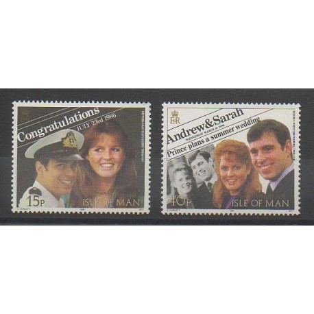 Man (Isle of) - 1986 - Nb 312/313 - Royalty