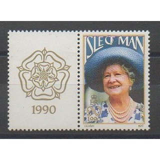 Timbres - Man (Ile de) - 1990 - No 466 - Royauté