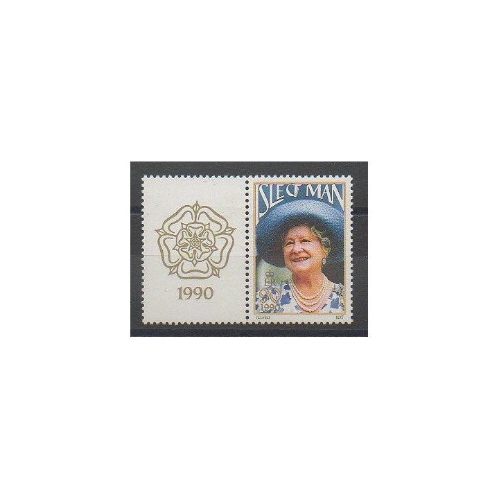 Timbres - Man (Ile de) - 1990 - No 466 - Royauté