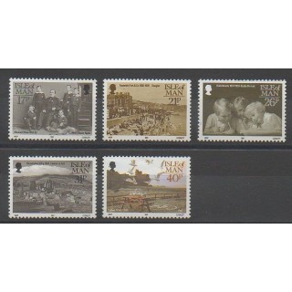 Timbres - Man (Ile de) - 1991 - No 485/489 - Art