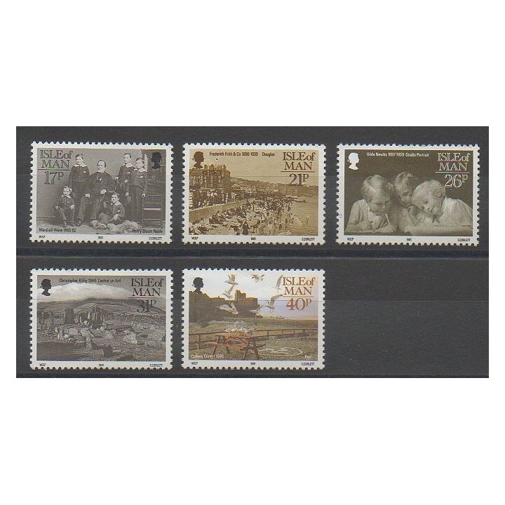 Timbres - Man (Ile de) - 1991 - No 485/489 - Art