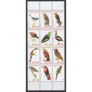 Timbres - Thème oiseaux - Surinam - 2005 - No 1785/1794 - PA 127/ PA 128