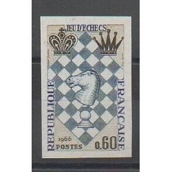 France - Poste - 1966 - No 1480a - Échecs