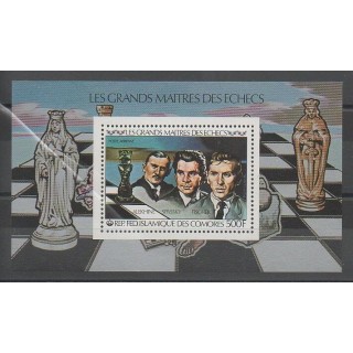 Timbres - Comores - 1979 - No BI209 - Échecs