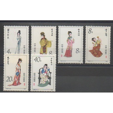Chine - 1981 - No 2482/2487 - Costumes 