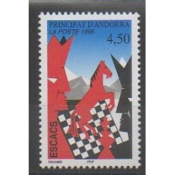 French Andorra - 1996 - Nb 477 - Chess