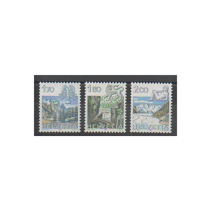Timbres - Suisse - 1983 - No 1171/1173 - Horoscope