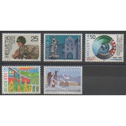 Swiss - 1989 - Nb 1314/1318