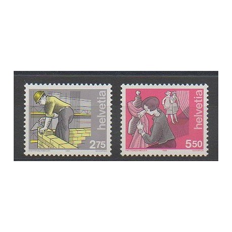 Swiss - 1989 - Nb 1325/1326