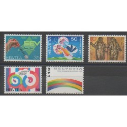 Swiss - 1989 - Nb 1327/1331