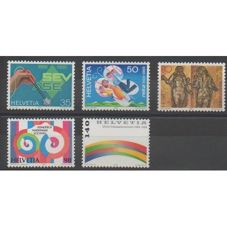 Suisse - 1989 - No 1327/1331