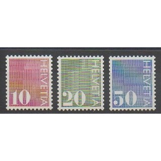 Timbres - Suisse - 1987 - No 861a - 862a - 863c