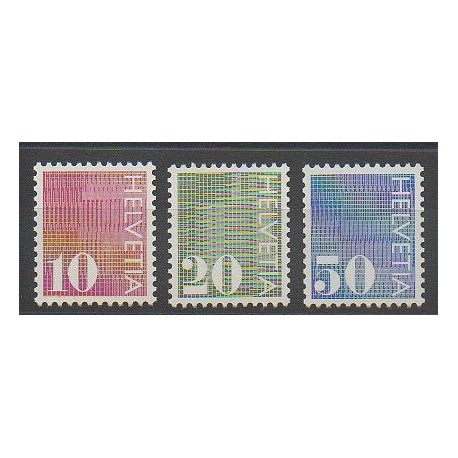 Swiss - 1987 - Nb 861a - 862a - 863c