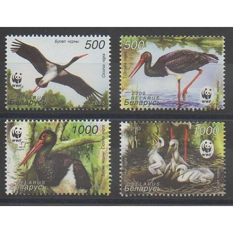 Biélorussie - 2005 - No 531/534 - Oiseaux