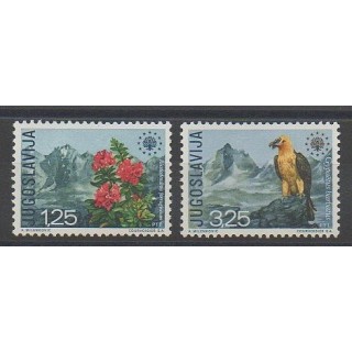 Stamps - Yugoslavia - 1970 - Nb 1291/1292 - Owls