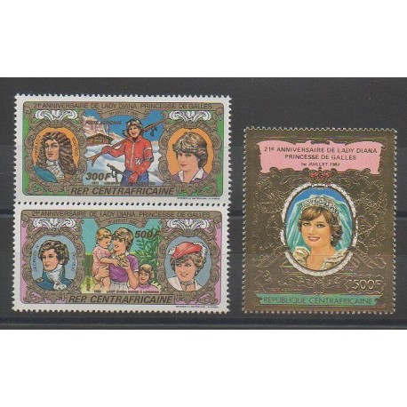 Centrafricaine (République) - 1982 - No PA263/PA265 - Royauté