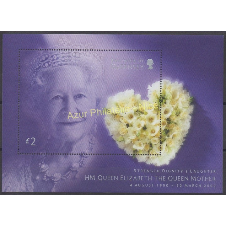 Stamps - Theme royalty - Guernsey - 2002 - Nb BF 48