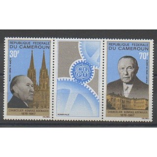 Cameroun - 1967 - No PA107A - Célébrités - Europe