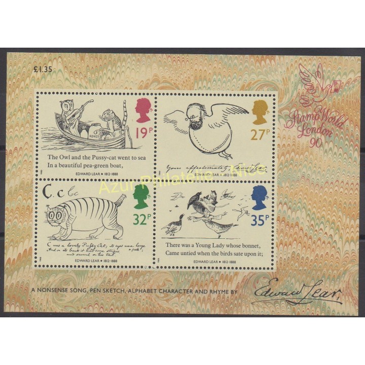 Stamps - Theme childhood - Great Britain - 1988 - Nb BF 4
