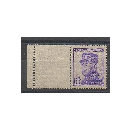 Monaco - Varieties - 1937 - Nb 160a