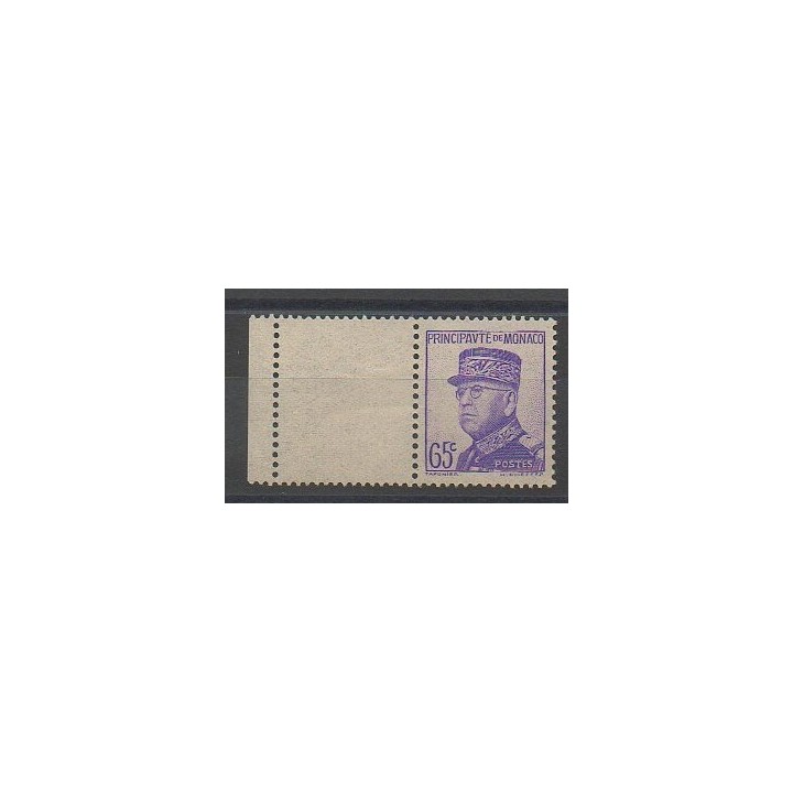 Timbres - Monaco - Variétés - 1937 - No 160a