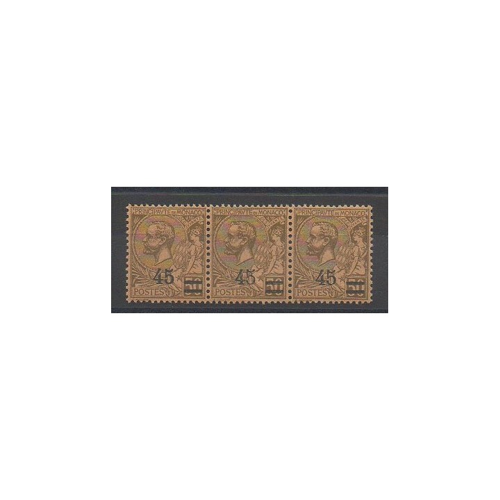 Stamps - Monaco - Varieties - 1924 - Nb 70d