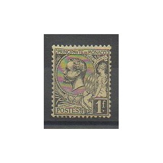 Timbres - Monaco - Variétés - 1891 - No 20a