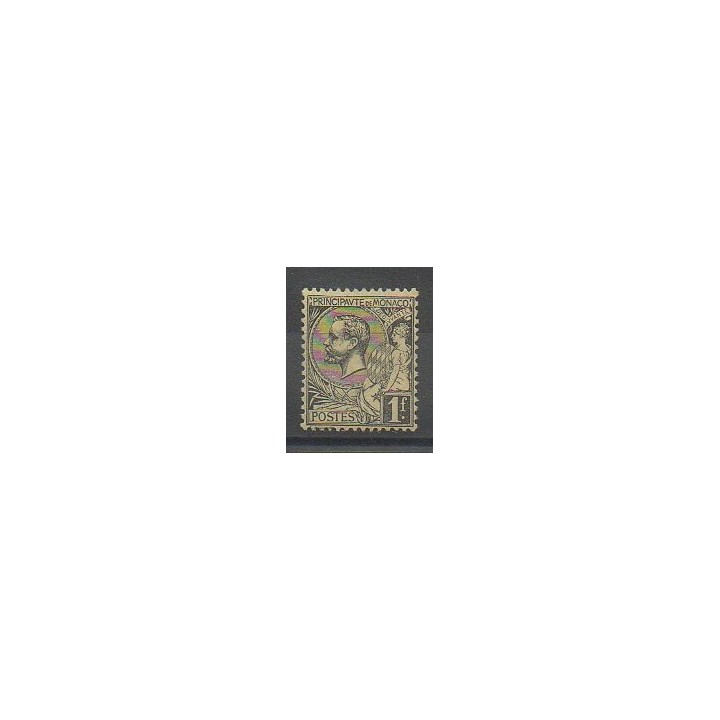 Timbres - Monaco - Variétés - 1891 - No 20a