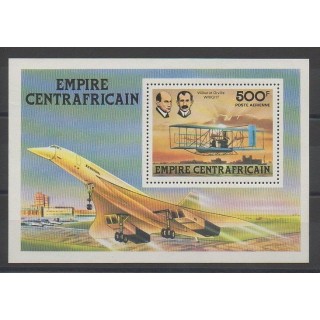 Stamps - Central African Republic - 1978 - Nb BF25 - Planes