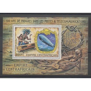 Timbres - Centrafricaine (République) - 1978 - No BF23 - Ballons - Dirigeables - Sciences et techniques