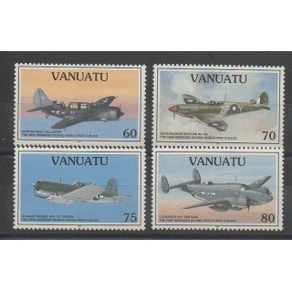 Stamps - Vanuatu - 1995 - Nb 981/984 - Planes