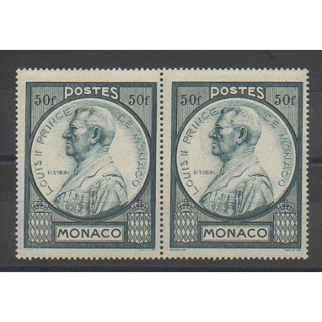 Monaco - Variétés - 1946 - No 285a - Attenant à normal