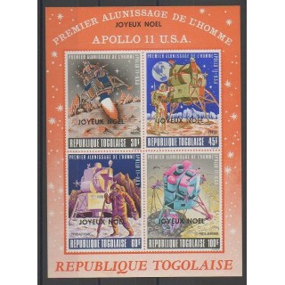 Timbres - Togo - 1970 - No BF41 - Espace - Noël