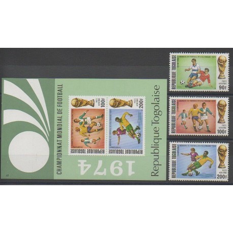 Togo - 1974 - Nb PA216/PA218 - BF74 - Soccer World Cup
