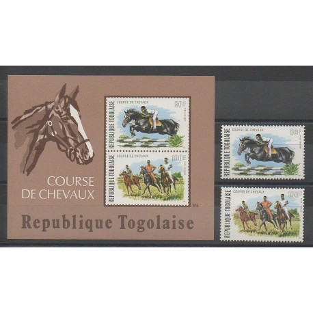 Togo - 1974 - Nb PA231/PA232 - BF80 - Horses