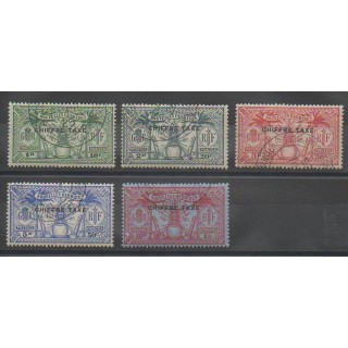 Stamps - New Hebrides - 1925 - Nb T1/T5