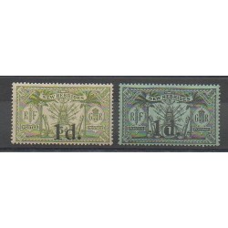 New Hebrides - 1920 - Nb 64/65 - Mint hinged
