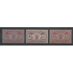 Nouvelles-Hébrides - 1911 - No 35/37 - Neuf avec charnière