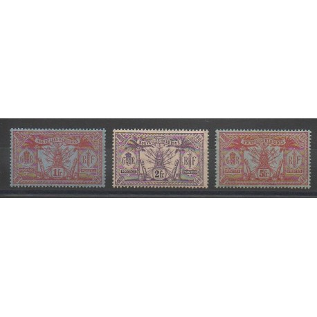 Nouvelles-Hébrides - 1911 - No 35/37 - Neuf avec charnière