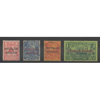 Timbres - Nouvelles-Hébrides  - 1908 - No 2/5
