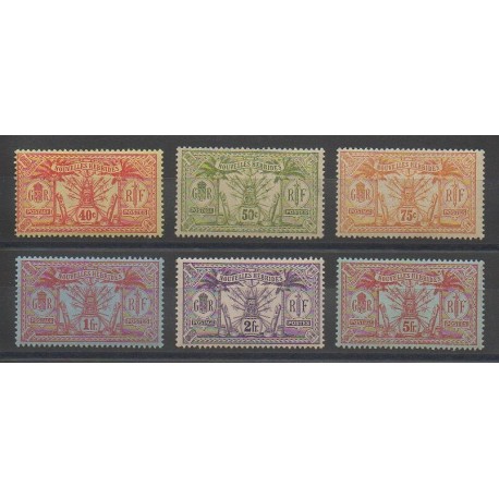 New Hebrides - 1911 - Nb 43/48 - Mint hinged
