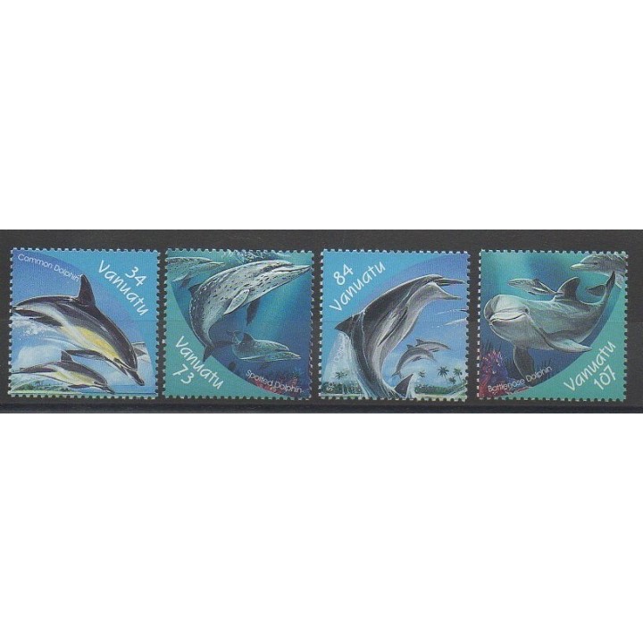 Stamps - Vanuatu - 2000 - Nb 1097/1100 - Sea life