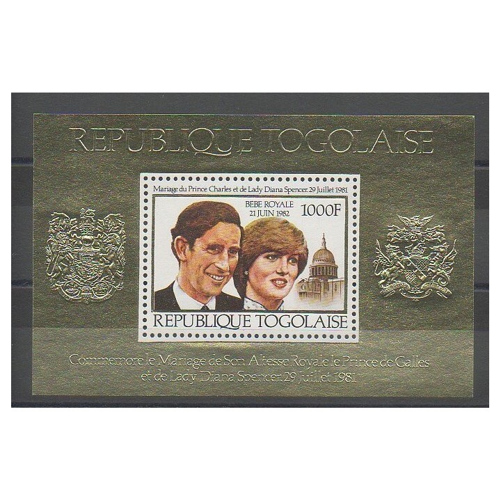 Stamps - Togo - 1981 - Nb BF149 - Royalty